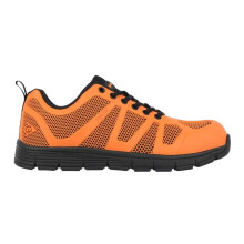 (11 UK, Black/Orange) Dunlop Mens Memory Foam Safety Shoes
