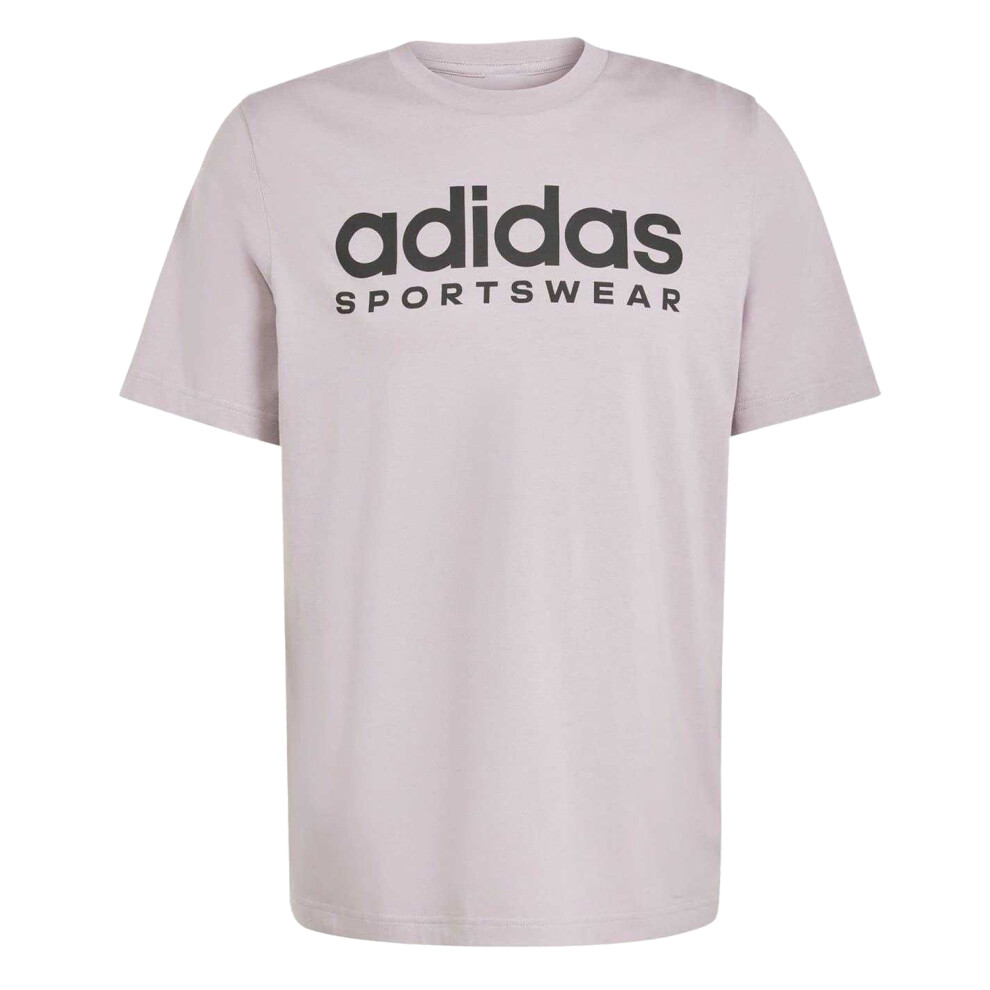 Adidas (S, Preloved Fig) Mens Logo Single Jersey T-Shirt