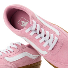 (5 UK, Dawn Pink) Vans Womens/Ladies Brooklyn Suede Trim Shoes