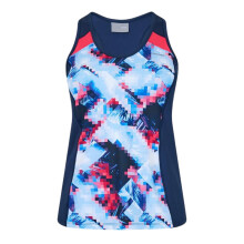 (10 UK, Blue/Pink) Head Womens/Ladies Ava Scoop Neck Tank Top
