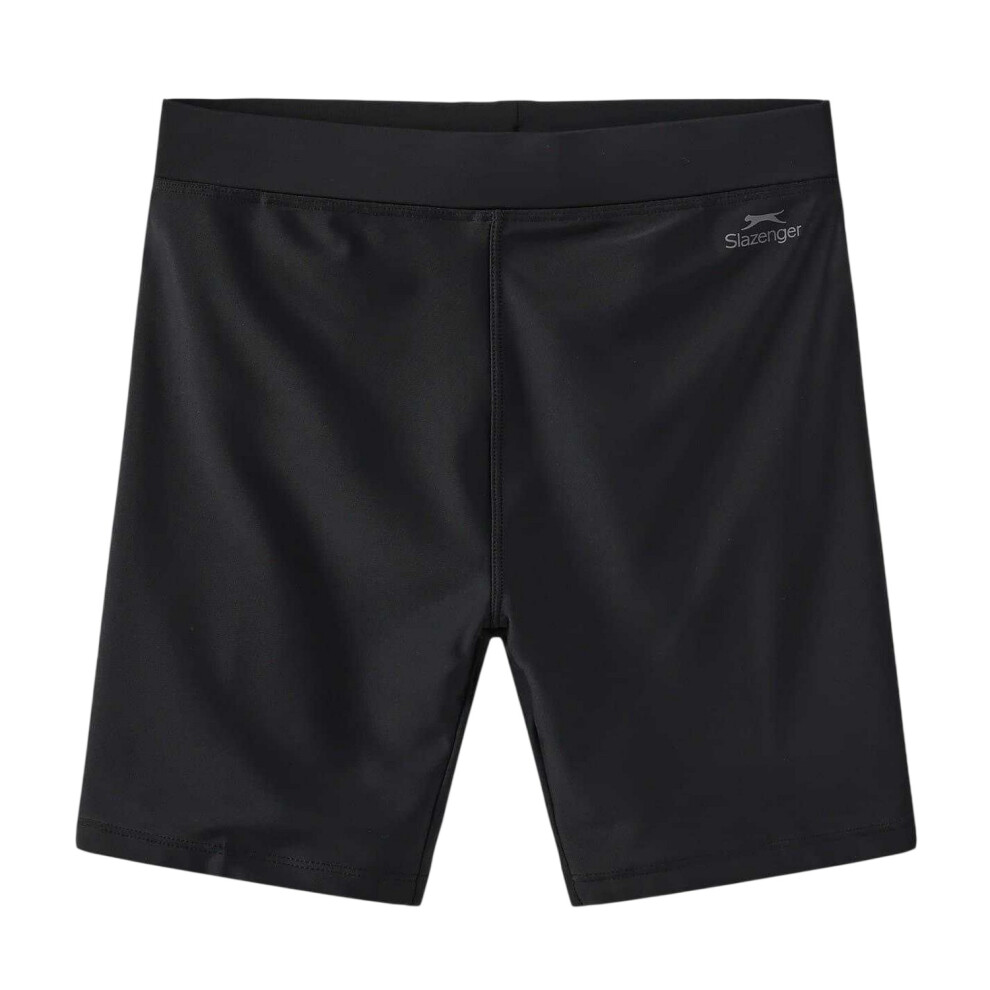 Slazenger (9-10 Years, Black) Childrens/Kids Elasticated Swim Shorts