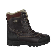 (12 UK, Brown) Karrimor Mens Logo Mid Calf Snow Boots