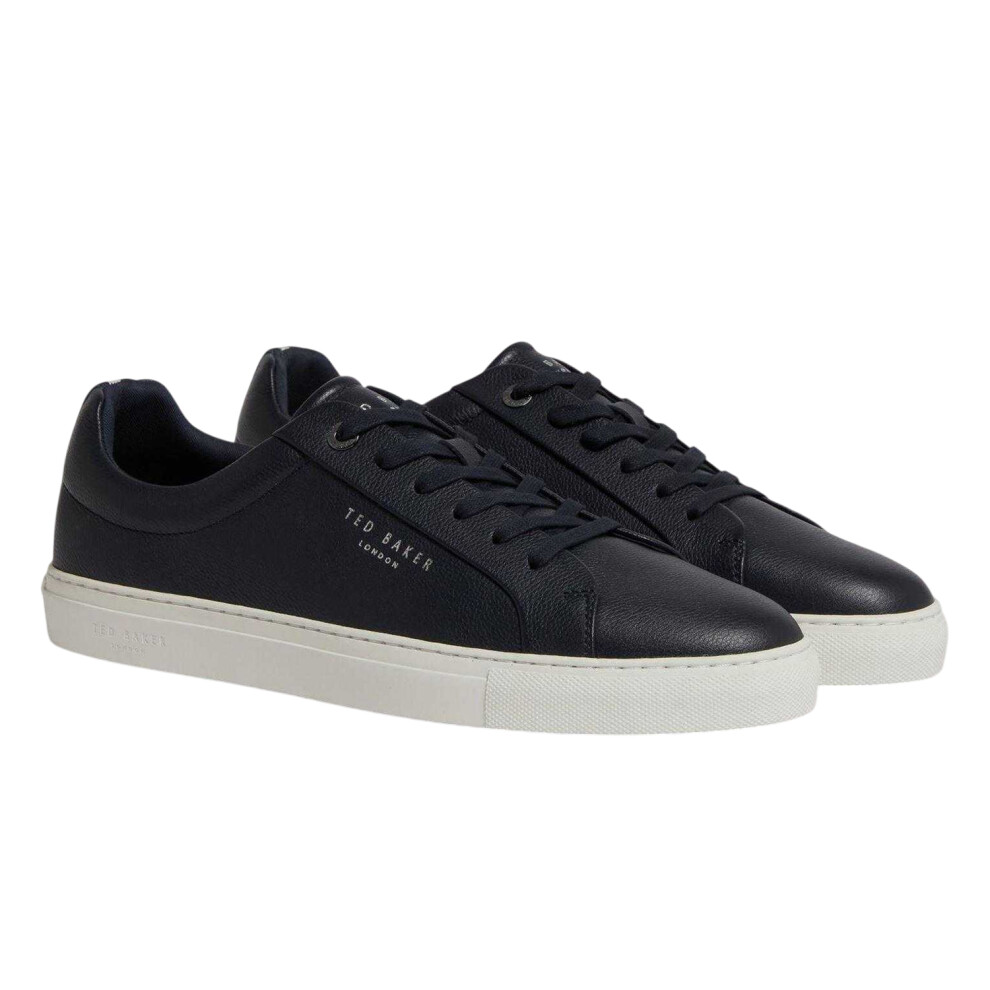 Ted Baker (11 Uk, Navy) Mens Leather Trainers