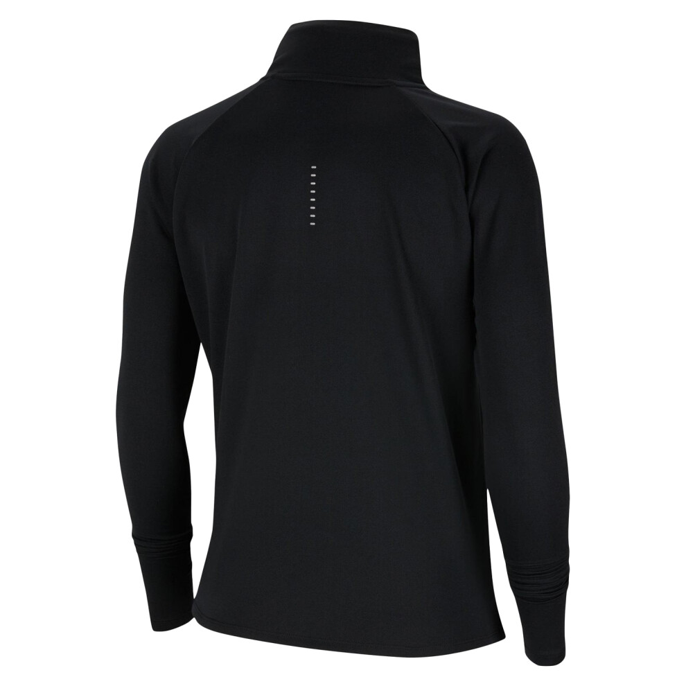 Nike (8 Uk, Black) Womens/Ladies Swoosh Long-Sleeved Running Top