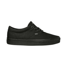 (3.5 UK, Black/Monochrome) Vans Womens/Ladies Doheny Canvas Flat Trainers