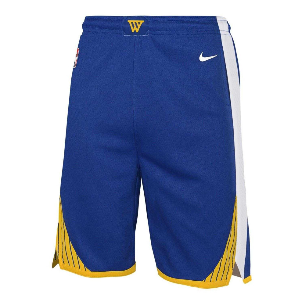 Nike (7-8 Years, Warrior Blue) Childrens/Kids Warriors Nba Basketball Shorts