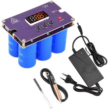 K19 Digital Dubbelpuls Punktsvetsmaskin DIY-Kit Litiumbatteri 18650/21700 Svetsstyrningsmoderkort DC12V (EU)