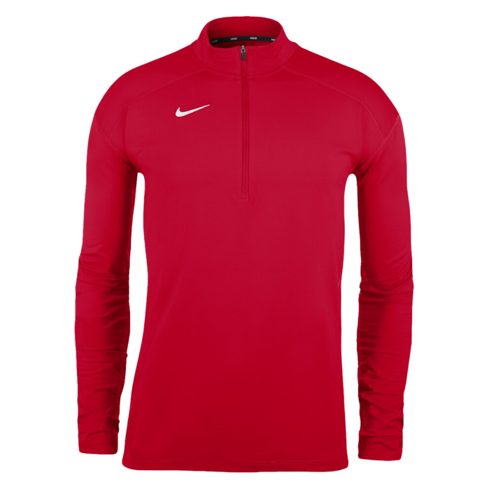 Nike (S, University Red) Mens Dry Element Funnel Neck Running Top