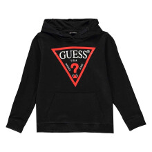 (16 Years, Black) Guess Childrens/Kids Oth Logo Drawstring Hoodie