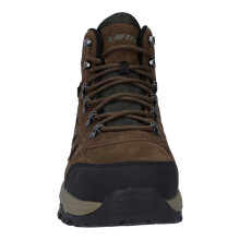 (12 UK Wide, Smokey Brown/Khaki) Hi-Tec Mens Bandera Expedition Suede Mid Cut Wide Boots