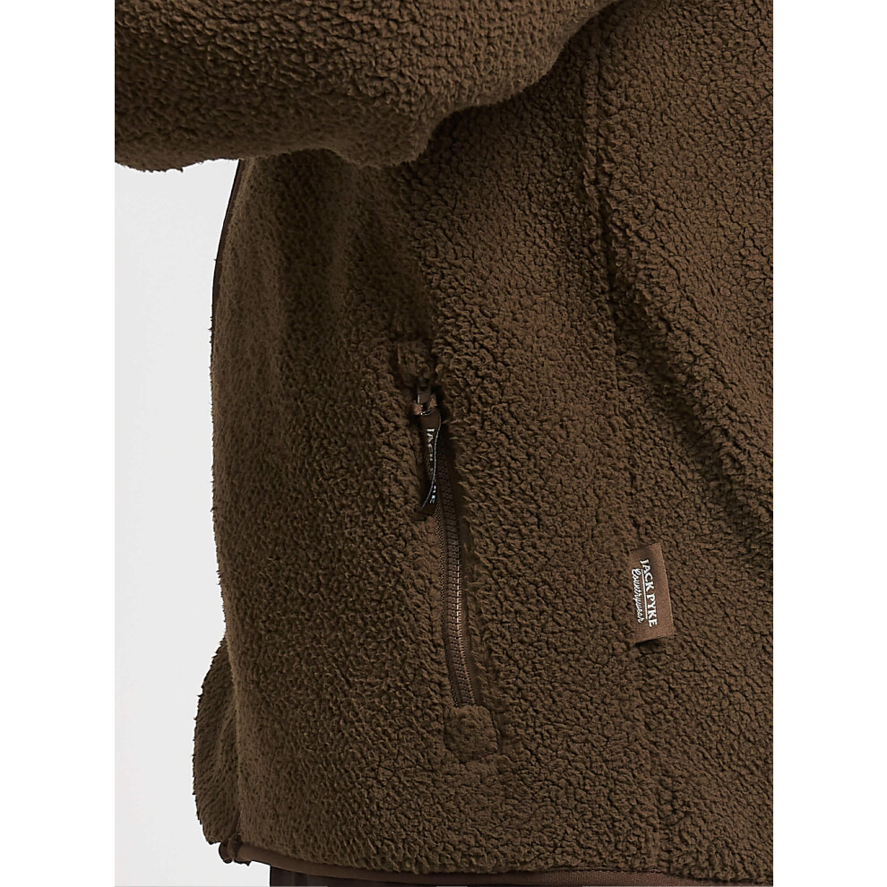 Jack Pyke Shires Zip Up Fleece Jacket Green L