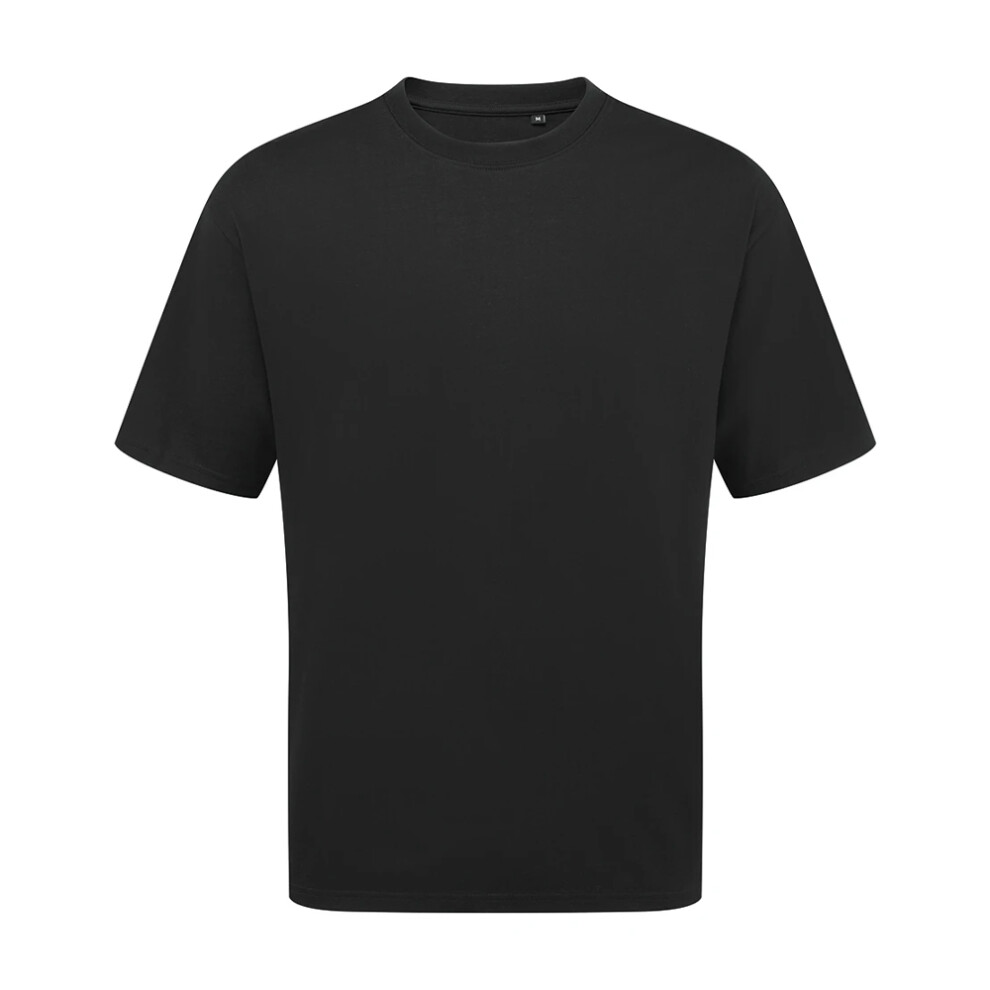Premier (L, Stay Black) Unisex Adult Utility 2.0 Plain Oversized T-Shirt