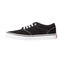 (6.5 UK, Black/White) Vans Womens/Ladies Atwood Canvas Trainers