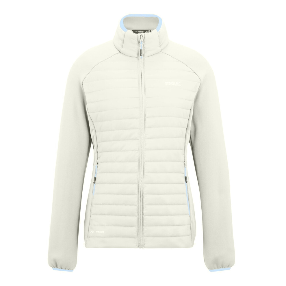 Regatta (12 Uk, Barely White/Washed) Womens/Ladies Clumber Hybrid Jacket