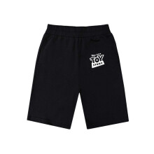 (7-8 Years, Grey/Black) Toy Story Childrens/Kids Buzz Lightyear & Woody T-Shirt & Shorts Set