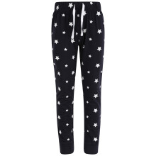 (5-6 Years, Navy/White) SF Childrens/Kids Stars Lounge Pants