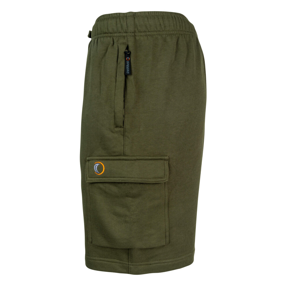Speero Mens Cargo Shorts Green 3X-Large