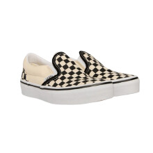 (10 UK Child, Black/White) Vans Childrens/Kids Classic Checkerboard Slip-on Shoes
