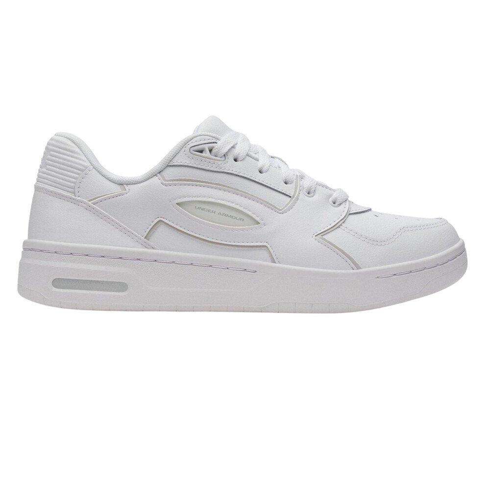 Under Armour (8 Uk, White/Grey) Mens Low Cut Trainers