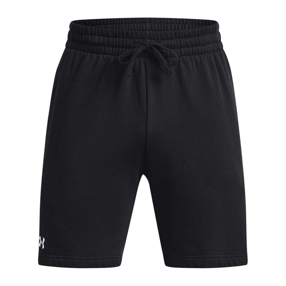 Under Armour (Xxl, Black) Mens Rival Cotton Blend Shorts