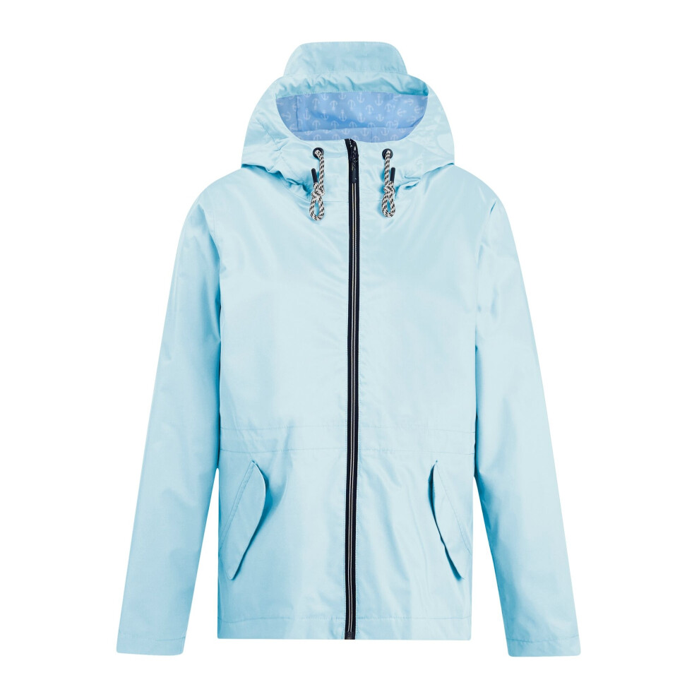 Regatta (16 Uk, Skywash Blue) Womens/Ladies Bayletta Grid Distress Waterproof Jacket