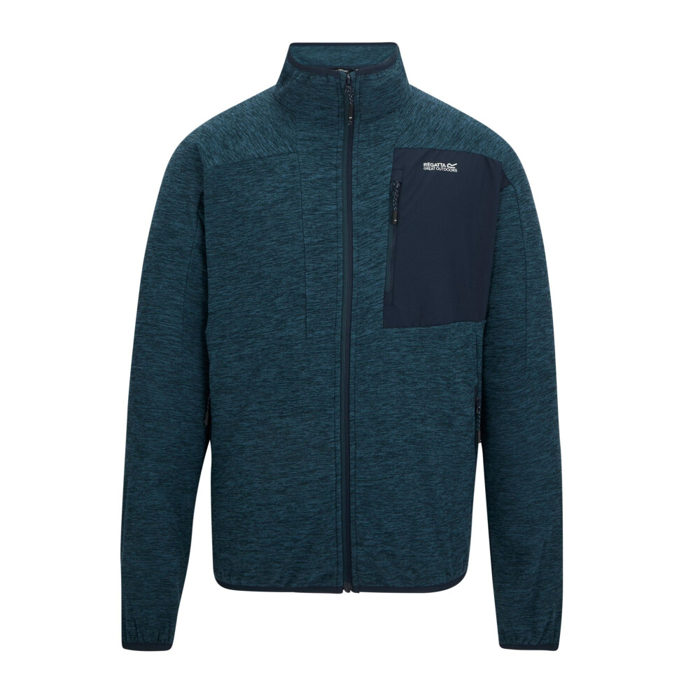 Regatta (L, Night Sky) Mens Scaris Full Zip Fleece Jacket