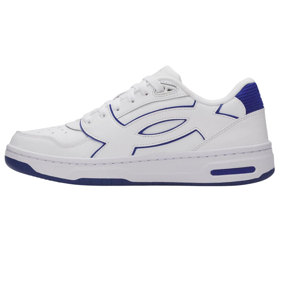Under Armour (9 Uk, White/Royal Blue) Mens Low Cut Trainers