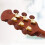 12X Guitar Locked String Tuners Tuning Peg Key Machine Heads Semicircle Button (6L+6R) 2