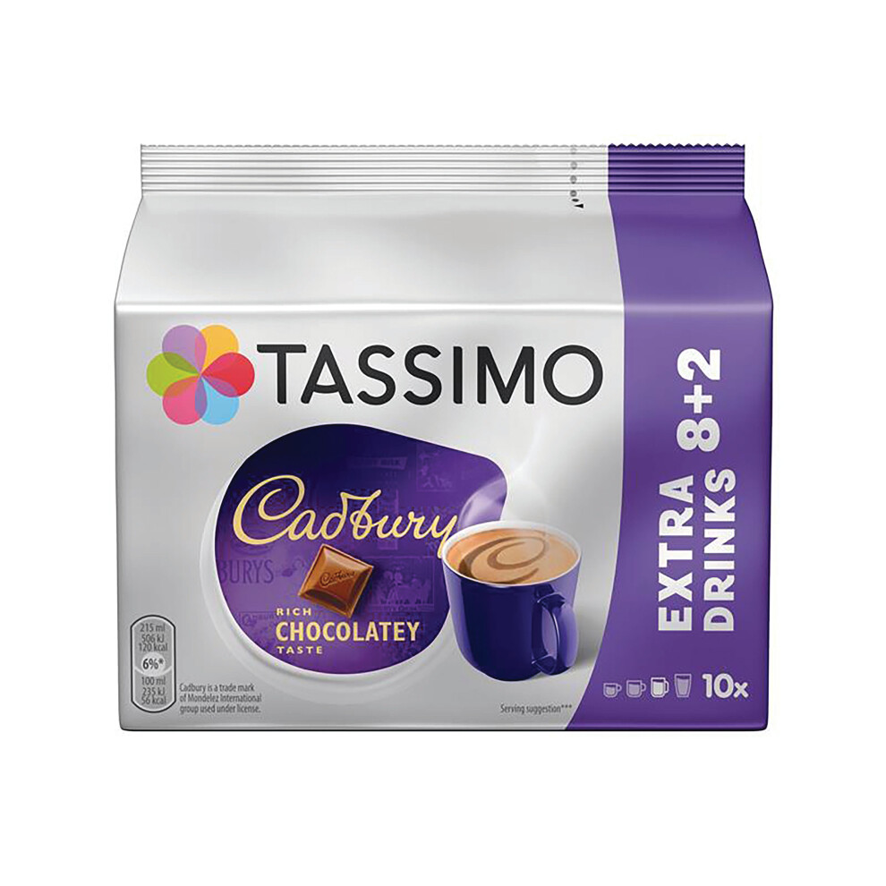 Tassimo Cadbury Hot Chocolate Pods 10 German Premium Authentic Drink Capsules - Image 9