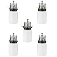 5X Vakuumpumpe Öl Topf 500Ml Melkmaschine Kunststoff Öl Kanne für Kuh Schafe Ziege Melken Maschine Zubehör