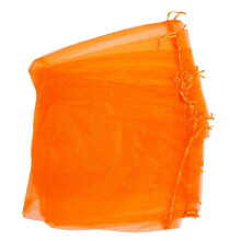 400Pcs Large Organza Bags, 20X30 cm Mesh Gift Bags Drawstring Jewelry Pouches for Christmas Wedding(Random Color)