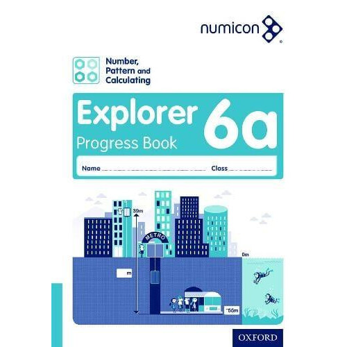 Numicon Number Pattern and Calculating 6 Explorer Progress Book A Pack