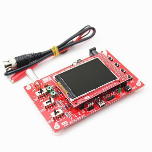 DSO138 Oscilloscope Digital Assembled TFT with Probe Alligator Test Clip for  ARM Detection Development Board 2