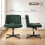 Homcom HOMCOM Desk Chair with Wide Seat, Thick Padding, Rock Function, Green 3
