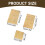 Metal Letter Stickers Silver 3mm 5pcs 3