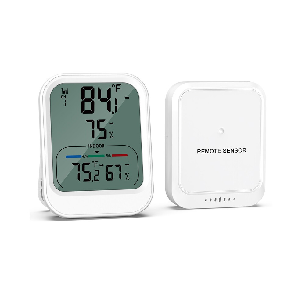 Stoyotu Digital Thermometer Wireless Outdoor Thermometer Hygrometer Indoor Temperature Sensor For Home Office Gardens