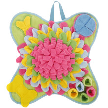 Weiche Schnüffelmatte für Hunde, interaktive Schnüffelpuzzle-Matte, rutschfeste Futtersuchmatte für kleine und mittelgroße Hunde, kompatibel mit