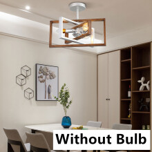 Lampă de tavan rotativă FETCOI, candelabru LED din lemn, lumină suspendată dreptunghiulară (alb)