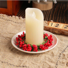 Couronne de bougie Fmxomd Petite Couronne Artificielle, Décoration Florale pour Bougies, Centres de Table et Accessoires de Décoration Intérieure