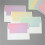 Stationery Paper Set with Envelopes 6 pcs Morandi Gradient 4
