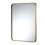 Balterley Rectangular 500 x 700mm Brushed Brass Frame Recessed Mirror 1
