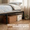 Homcom HOMCOM 3ft Single Bed Frame with Underbed Storage, Noise-Free, Black 5