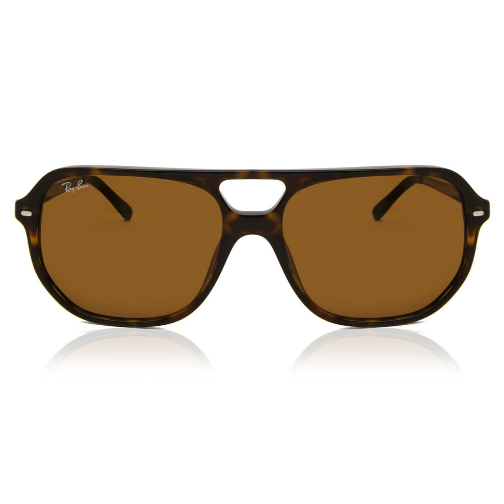 Ray-Ban Unisex Sunglass Bill One - Frame color: Havana, Lens color: Brown - Image 4