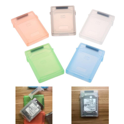 Custodia pratica in plastica per hard disk SATA IDE da 3,5" (1 scatola) G4S6 1