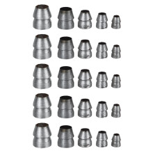 25 coins en fer pour marteau, coins ronds pratiques pour hache, accessoires pour hache