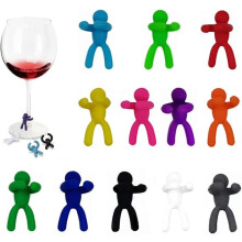 Lot de 12 marqueurs pour verres Ă vin, marqueurs de boissons, 12 marqueurs pour verres Ă vin Cr