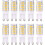 Ampoules LED G9, blanc chaud 3000K 5W, lot de 10 1