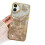 Θήκη iPhone 16 3D με γκλίτερ πεταλούδας, ροζ, 6,1 ιντσών 1