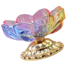 Bol en verre décoratif pour la maison, récipient à fruits en cristal, 1 pièce