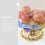 Glass Bowl Home Decoration Crystal Fruit Container 1pc 2